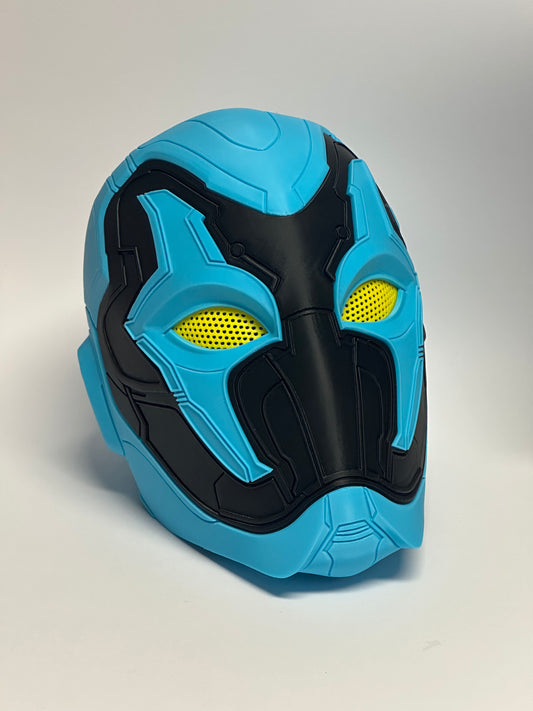 Maschera Blue Beetle 3D con Magneti - Circonferenza Testa 57-60 cm