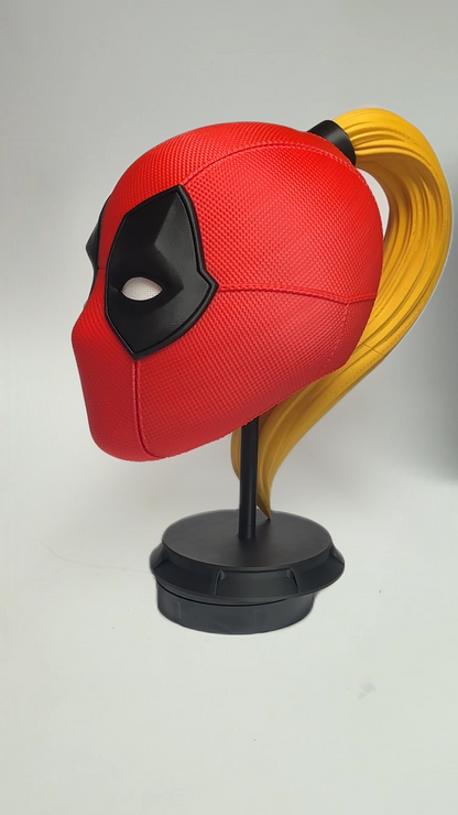 Maschera Lady Deadpool 3D con Magneti - Circonferenza Testa 55-59 cm