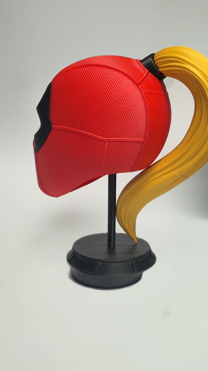 Maschera Lady Deadpool 3D con Magneti - Circonferenza Testa 55-59 cm