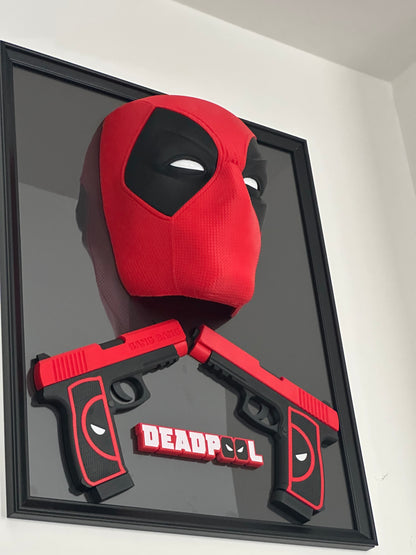 Quadro 3D “Idolo Rosso” – Effetto Uscita dalla Cornice