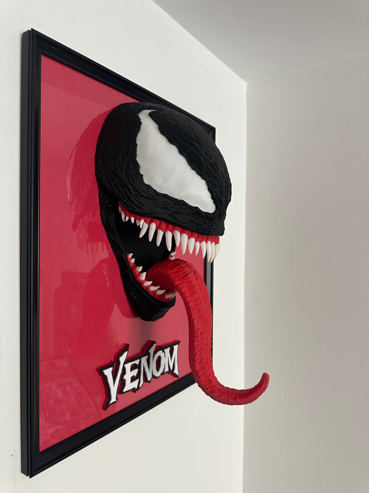 Quadro 3D “Oscura Presenza” – Effetto Uscita dalla Cornice