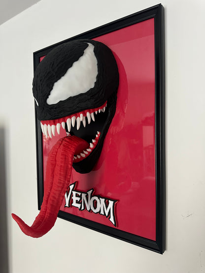 Quadro 3D “Oscura Presenza” – Effetto Uscita dalla Cornice