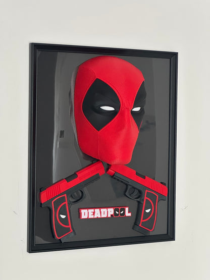 Quadro 3D “Idolo Rosso” – Effetto Uscita dalla Cornice