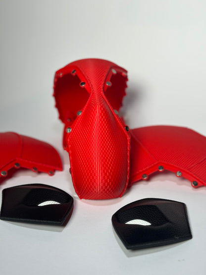 Maschera Deadpool 3D con Magneti - Circonferenza Testa 58-59 cm