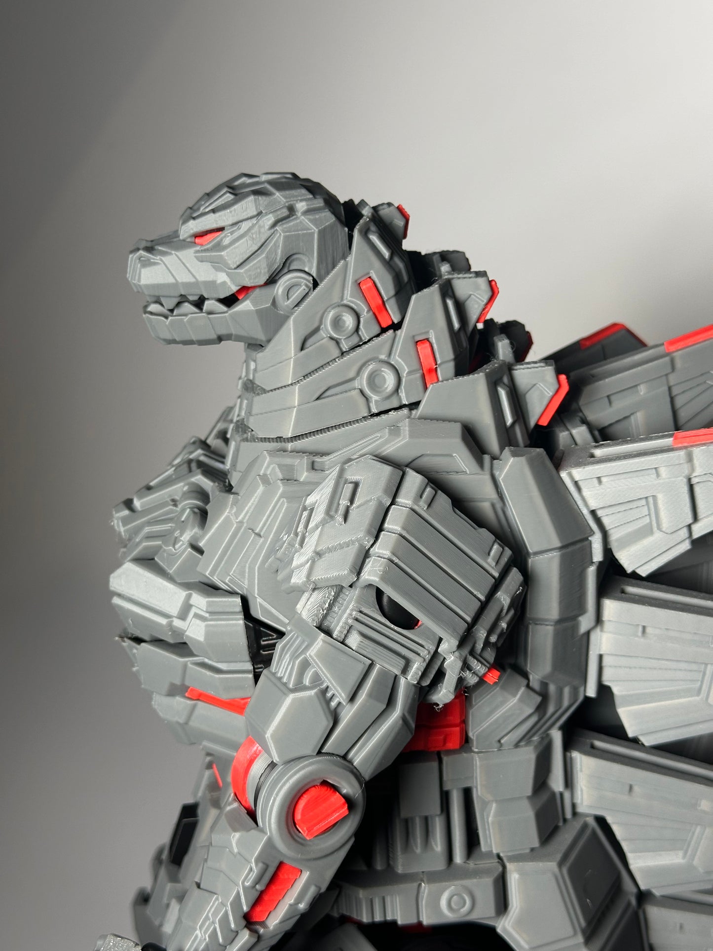 Godzilla Mecha 3D – Statua stampata in 3D 36 cm | Versione da montare o già assemblata
