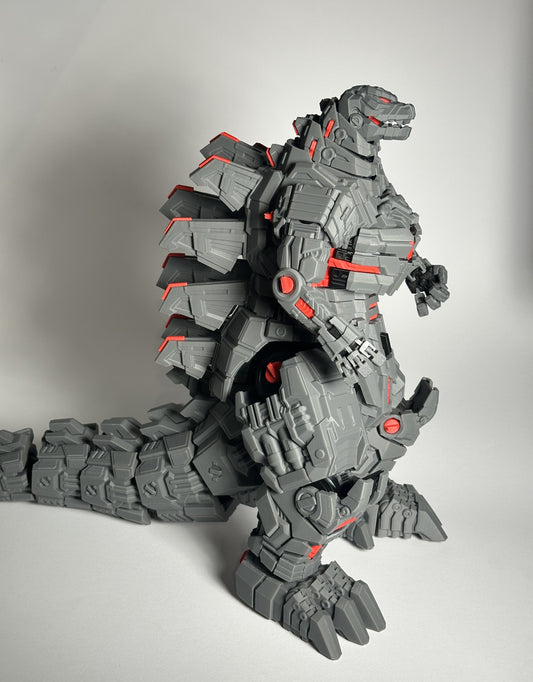 Godzilla Mecha 3D – Statua stampata in 3D 36 cm | Versione da montare o già assemblata