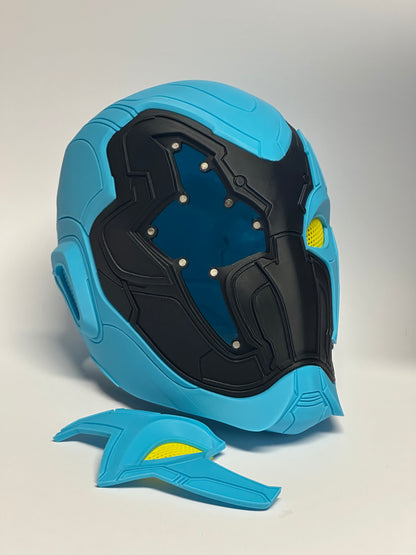 Maschera Blue Beetle 3D con Magneti - Circonferenza Testa 57-60 cm