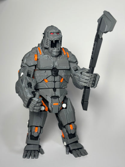 King Kong Mecha da 32 cm - Robot scimmia Kaiju gigante articolato - Kit fai da te o assemblato