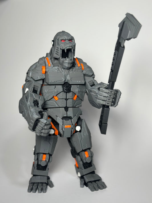 King Kong Mecha da 32 cm - Robot scimmia Kaiju gigante articolato - Kit fai da te o assemblato