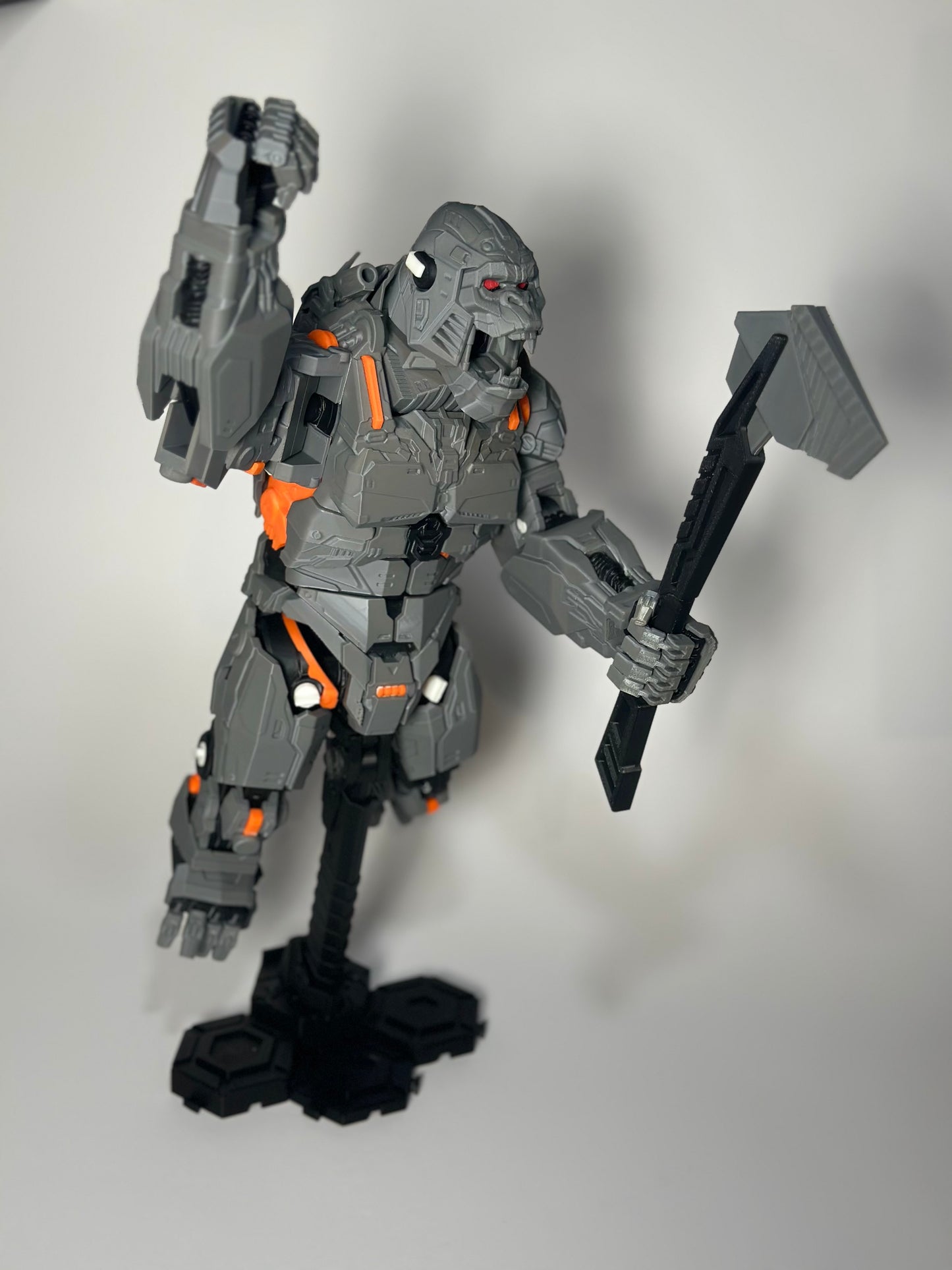 King Kong Mecha da 32 cm - Robot scimmia Kaiju gigante articolato - Kit fai da te o assemblato