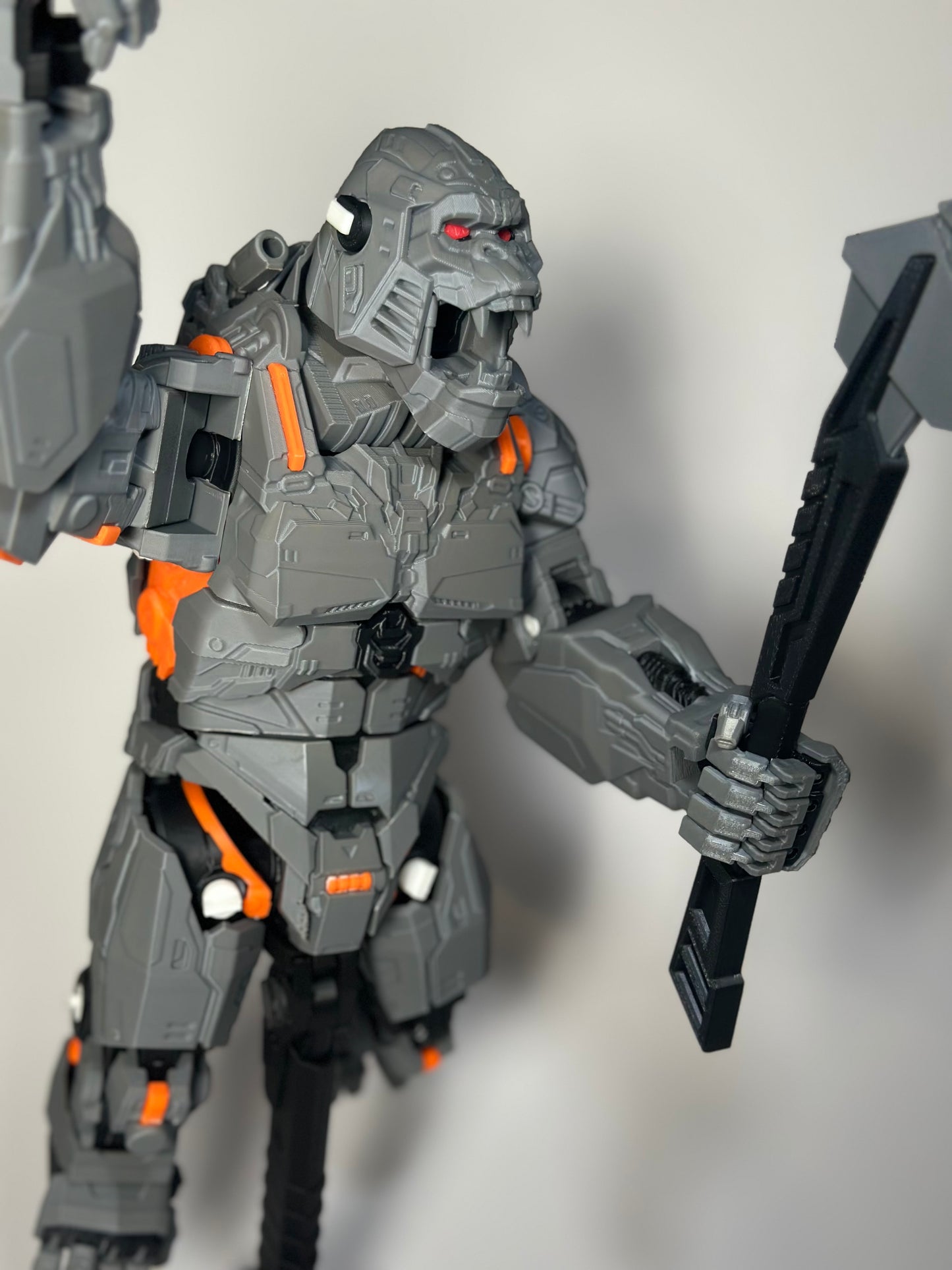 King Kong Mecha da 32 cm - Robot scimmia Kaiju gigante articolato - Kit fai da te o assemblato