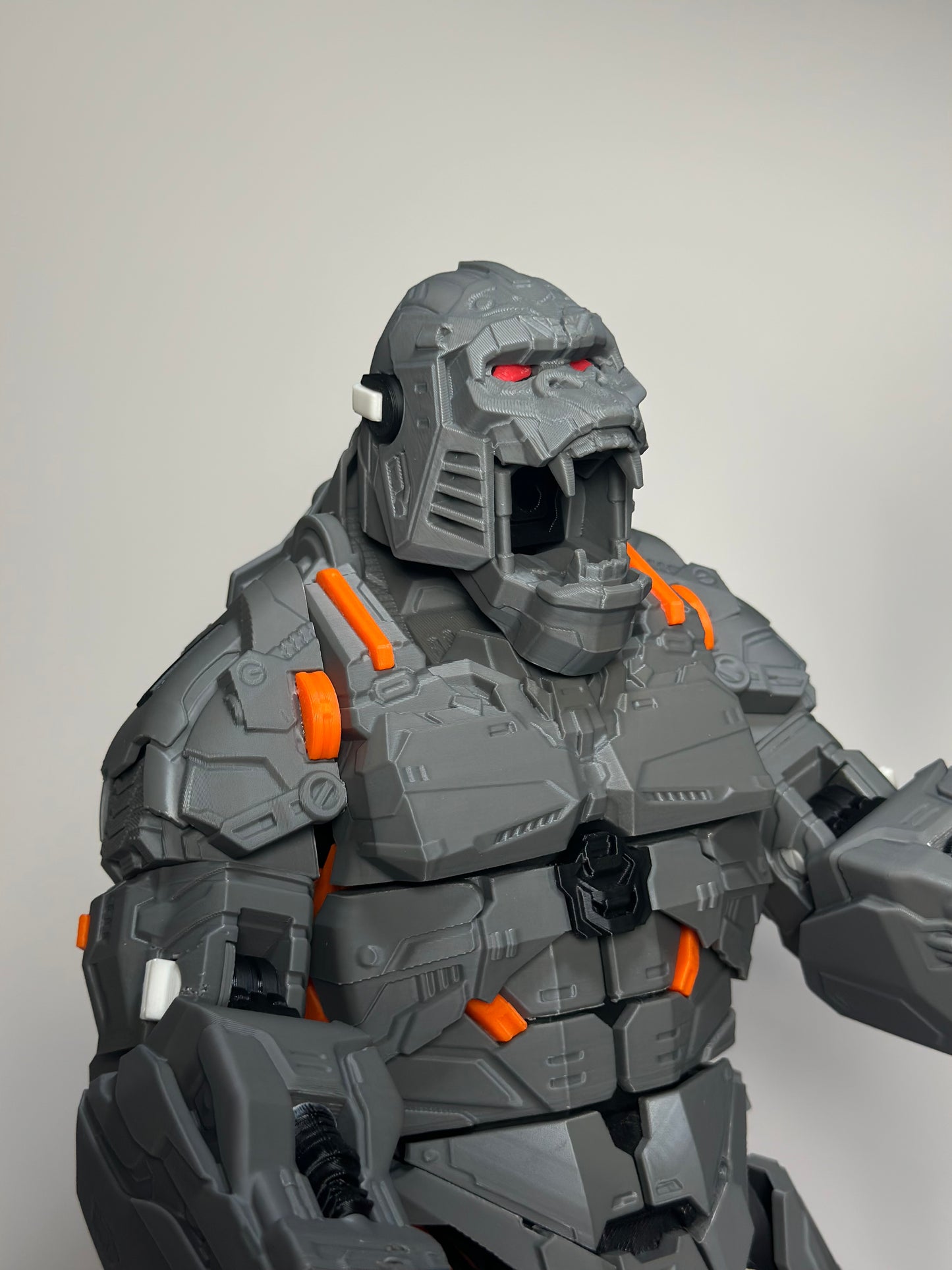 King Kong Mecha da 32 cm - Robot scimmia Kaiju gigante articolato - Kit fai da te o assemblato